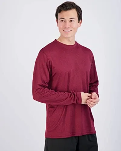 4 Pack:Mens Long Sleeve T-Shirt Workout Clothes Quick Dry Fit Gym Tee Shirt Athletic Active Performance Casual Moisture Wicking Exercise Clothing Running Cool Sport Training Undershirt Top-Set 2,XL
