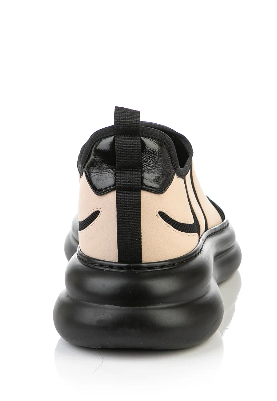 7519 Loriblu Sneakers / Beige - Black