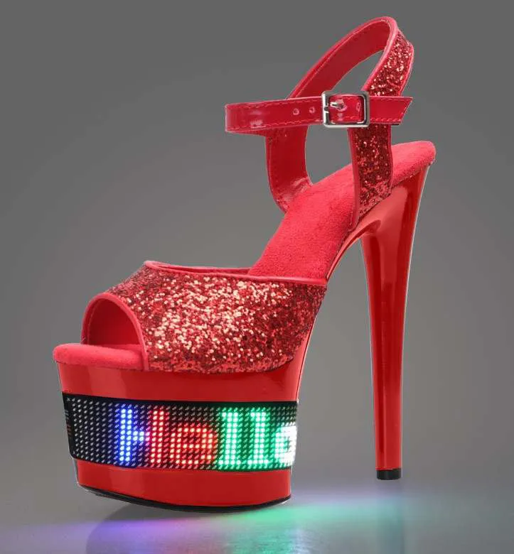 A66 Divine Selection Led Dance Heels