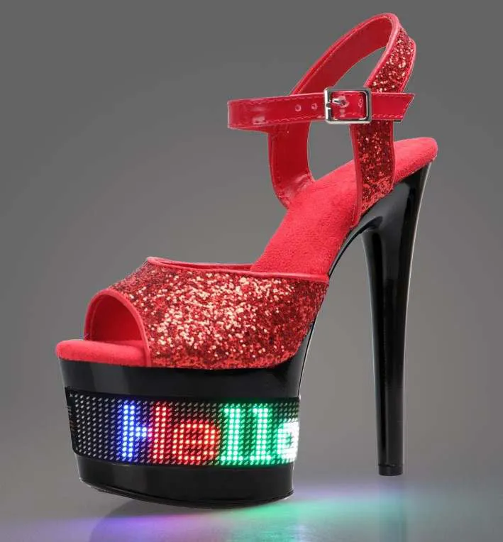 A66 Divine Selection Led Dance Heels