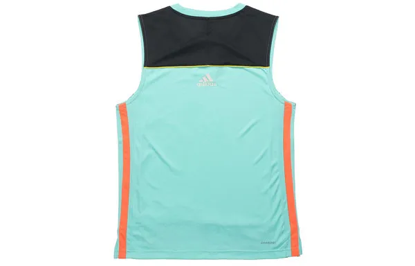 adidas Hrdn Tank Logo Gym Training Basketball Sports Vest Green