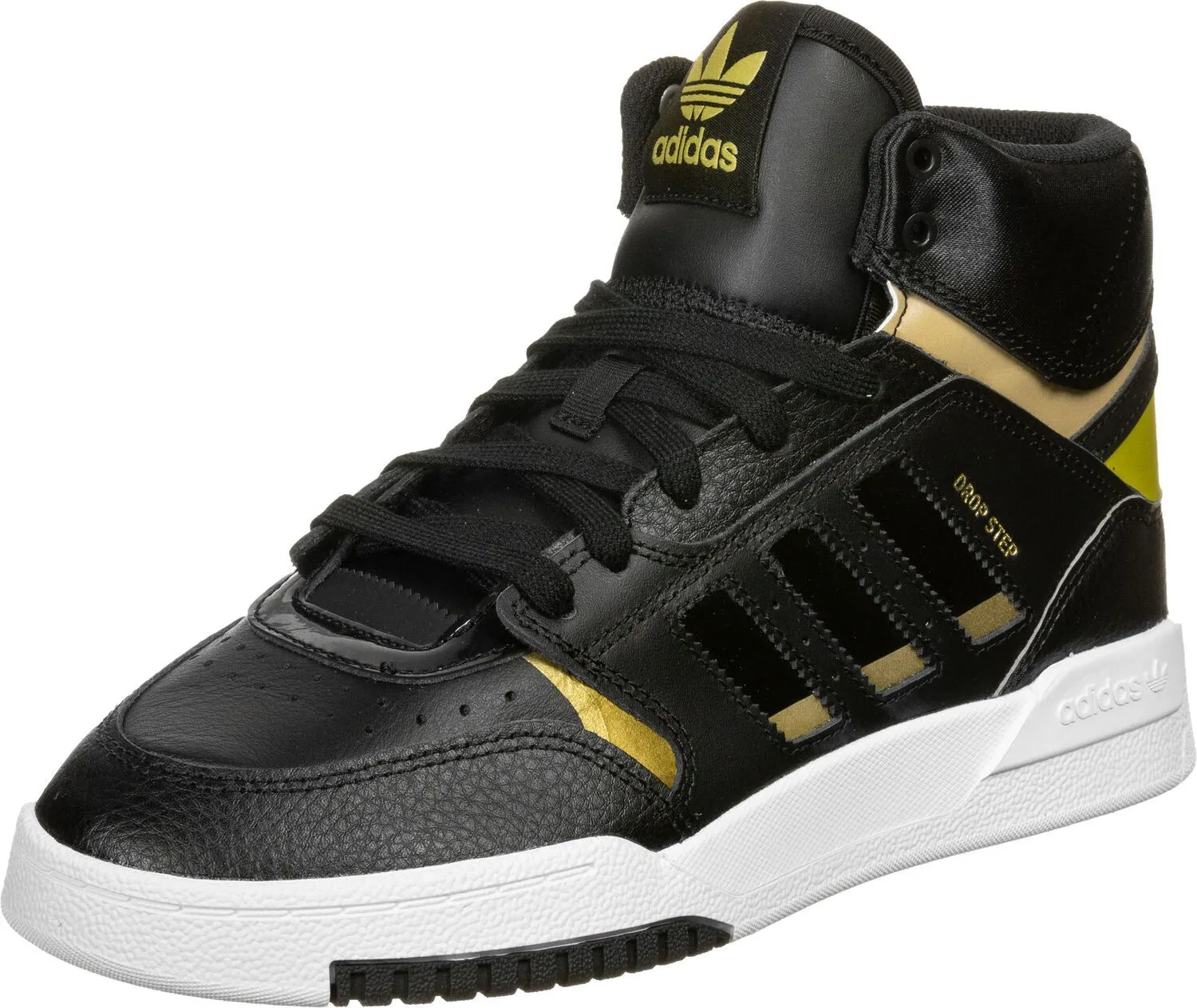 adidas Originals Womens Drop Step Shoes - Black/Gold