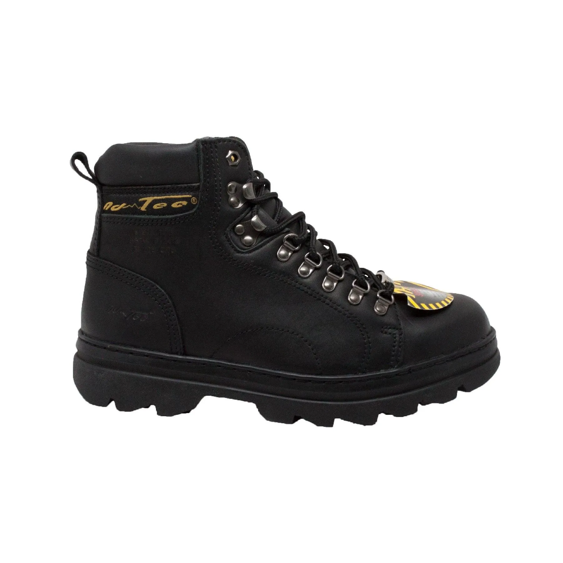 AdTec Men's 6" Steel Toe Hiker Black