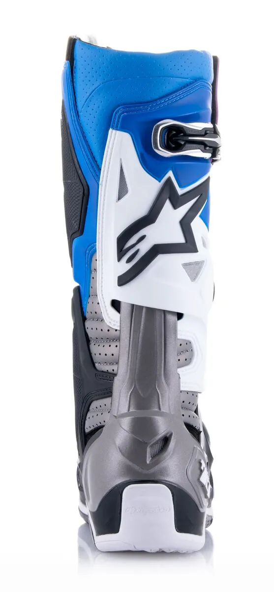 Alpinestars Tech 10 Supervented Motocross Boots Black Enamel Blue Purple