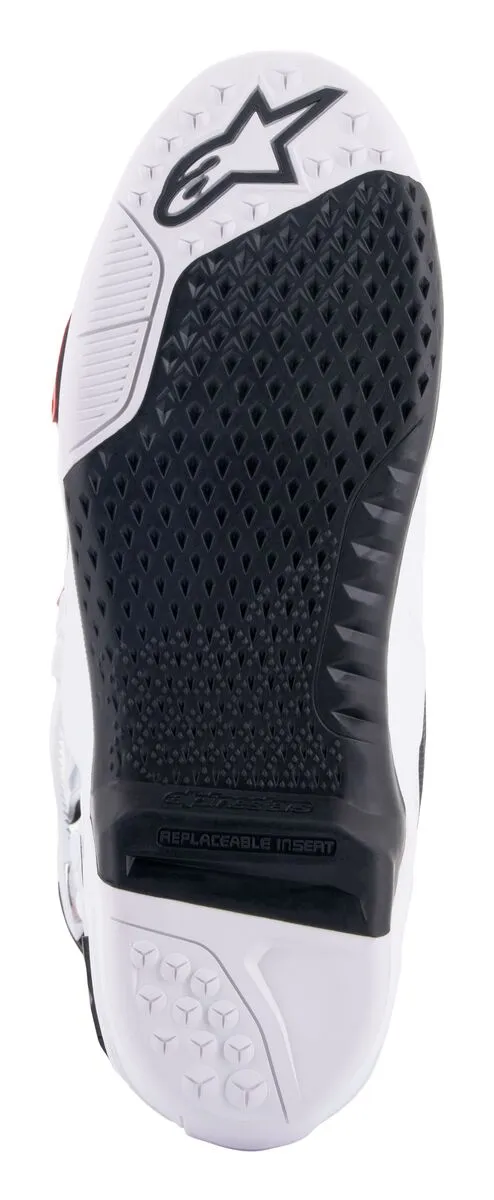 Alpinestars Tech 10 Supervented Motocross Boots White Bright Red