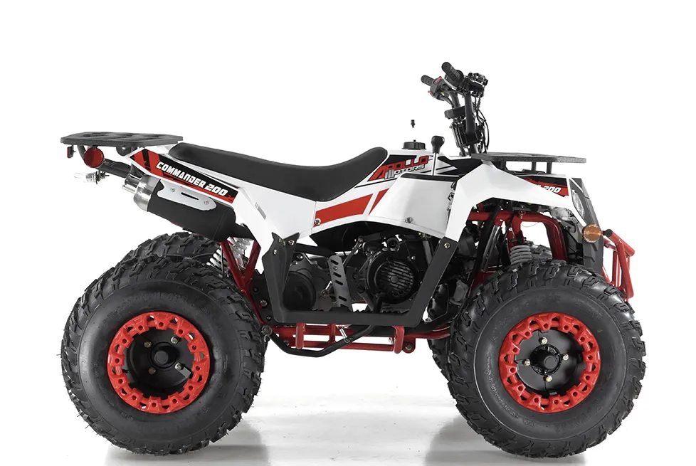 Apollo Commander 200,174cc Fully, Automatic with Reverse, Coil Over Shocks, Dual racks, CA Legal