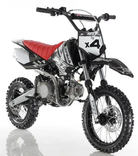 Apollo DB-X4 Deluxe 110cc Dirt / Pit Bike-OFF ROAD ONLY, 14" front Tire , 30 inch seat height, CA Legal