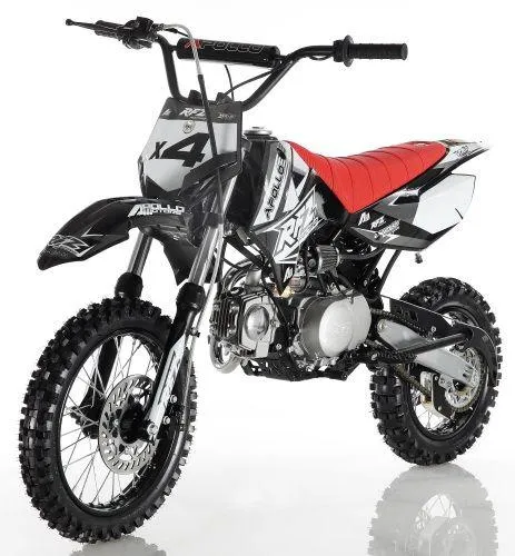 Apollo DB-X4 Deluxe 110cc Dirt / Pit Bike-OFF ROAD ONLY, 14" front Tire , 30 inch seat height, CA Legal