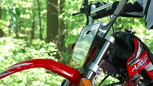 Apollo DB-X4 Deluxe 110cc Dirt / Pit Bike-OFF ROAD ONLY, 14" front Tire , 30 inch seat height, CA Legal