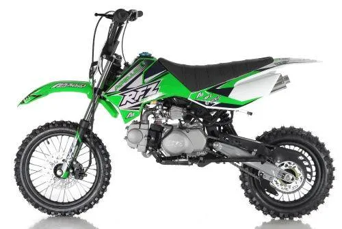 Apollo DB-X5 RFZ Dirt 125CC. 30"Seat Height, 14" Front Tire, 4 Speed Manual Pit Bike-OFF ROAD ONLY, CA Legal