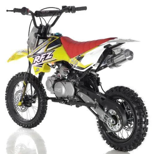 Apollo DB-X5 RFZ Dirt 125CC. 30"Seat Height, 14" Front Tire, 4 Speed Manual Pit Bike-OFF ROAD ONLY, CA Legal