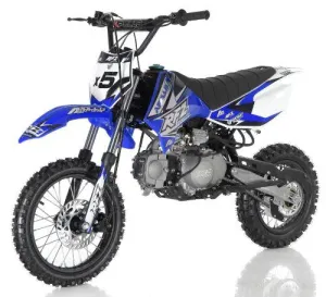 Apollo DB-X5 RFZ Dirt 125CC. 30"Seat Height, 14" Front Tire, 4 Speed Manual Pit Bike-OFF ROAD ONLY, CA Legal