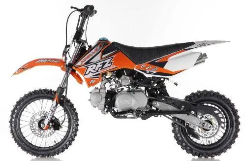 Apollo DB-X5 RFZ Dirt 125CC. 30"Seat Height, 14" Front Tire, 4 Speed Manual Pit Bike-OFF ROAD ONLY, CA Legal