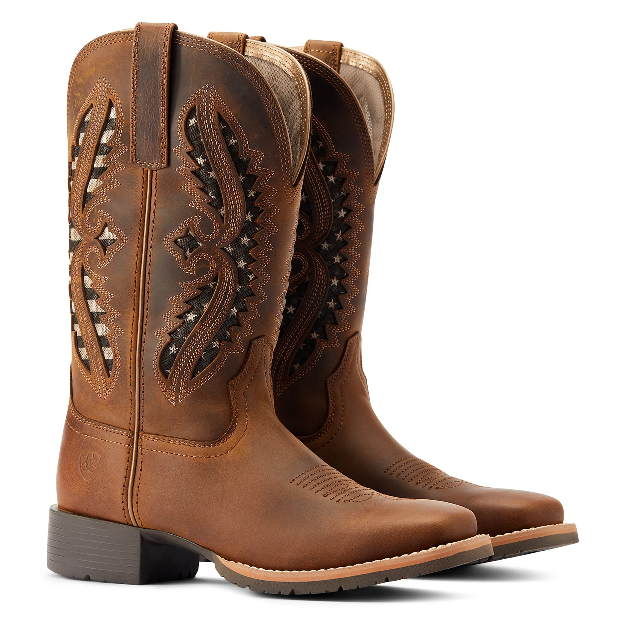 Ariat Ladies Hybrid Rancher VentTEK‚Ñ¢ Distressed Tan Boots 10044473