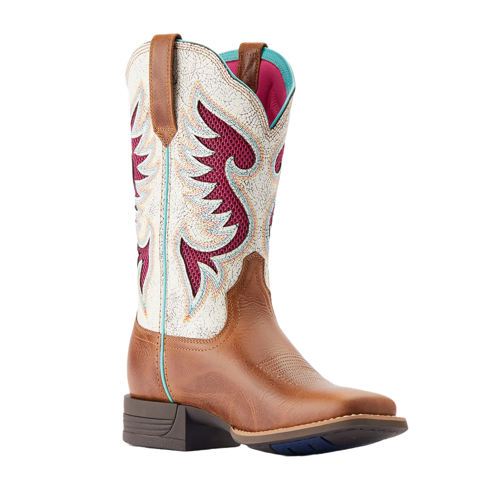 Ariat Ladies Pinto VentTEK‚Ñ¢ 360¬∞ Distressed White & Tan Boots 10044507