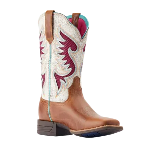 Ariat Ladies Pinto VentTEK‚Ñ¢ 360¬∞ Distressed White & Tan Boots 10044507