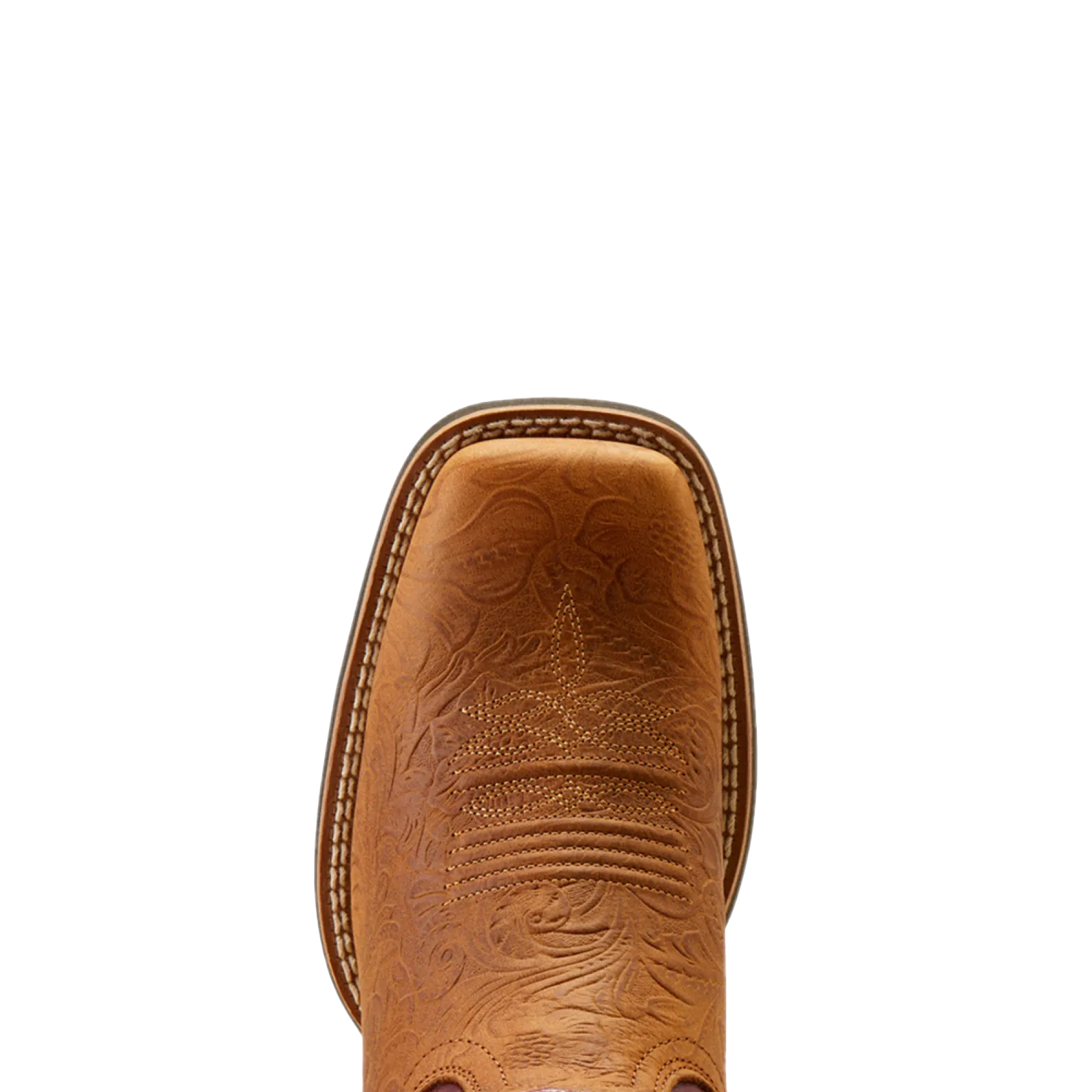 Ariat Ladies San Angelo VentTEK 360 Tooled Toasted Almond Western Boots 10051023