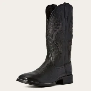 Ariat® Men's "Solado" VentTEK Western Boots - Black Carbon