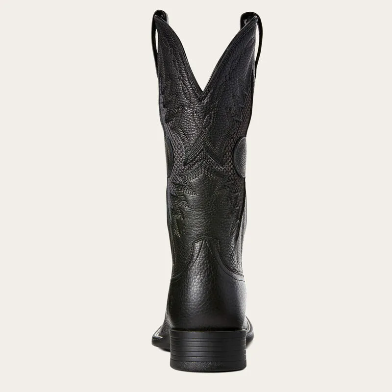 Ariat® Men's "Solado" VentTEK Western Boots - Black Carbon