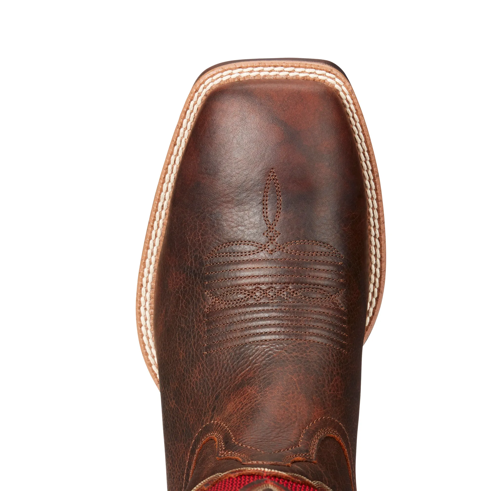 'Ariat' Men's Venttek™ Ultra Western Square Toe - Brown / Red