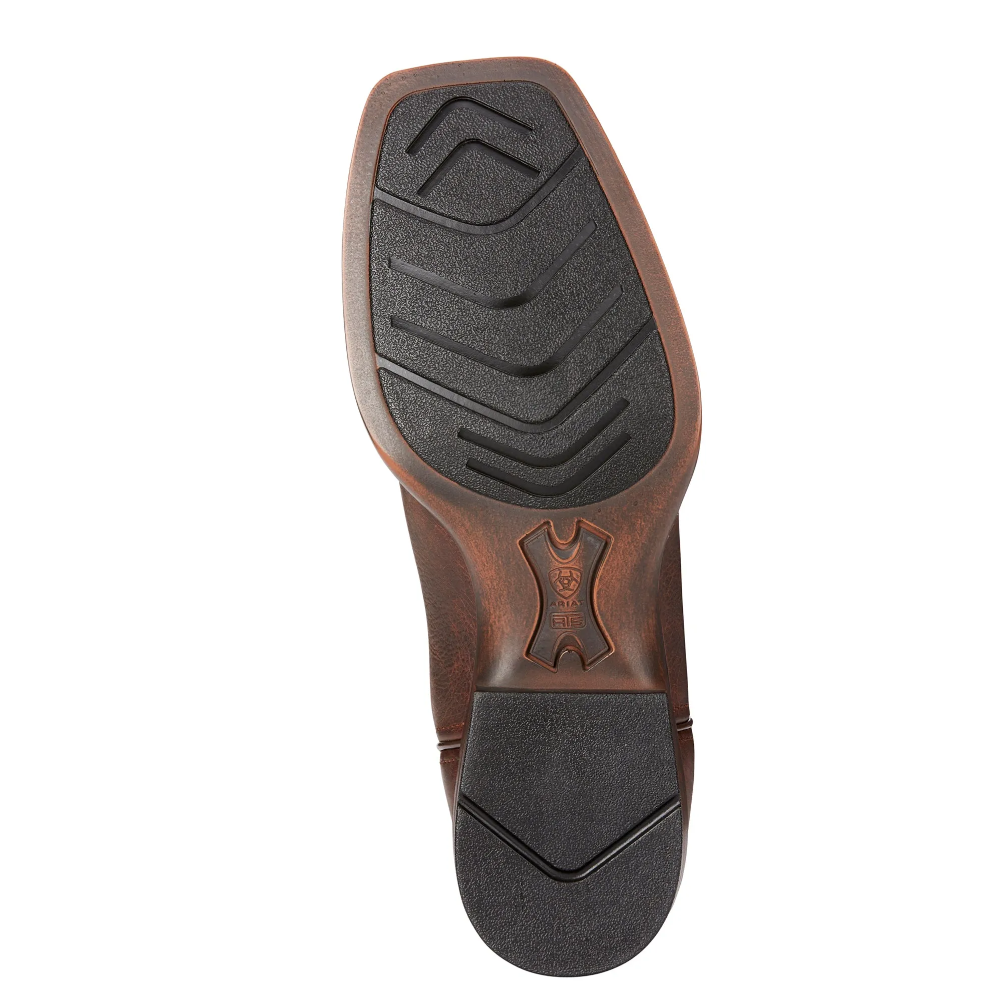 'Ariat' Men's Venttek™ Ultra Western Square Toe - Brown / Red
