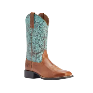 Ariat Women's Round Up Wide Square Toe Western Boot