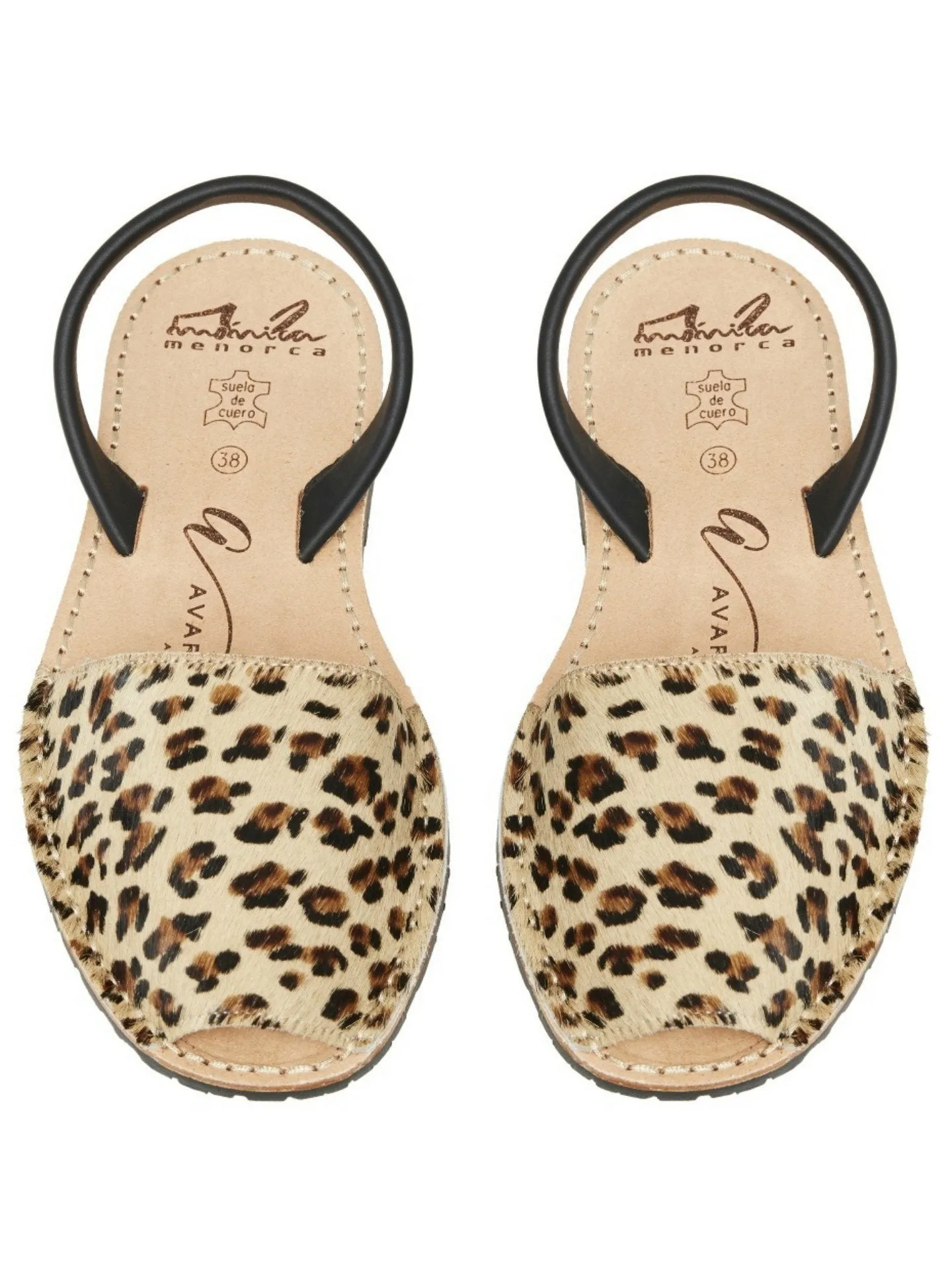 Avarcas | Leopard Wedge