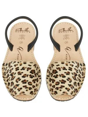 Avarcas | Leopard Wedge