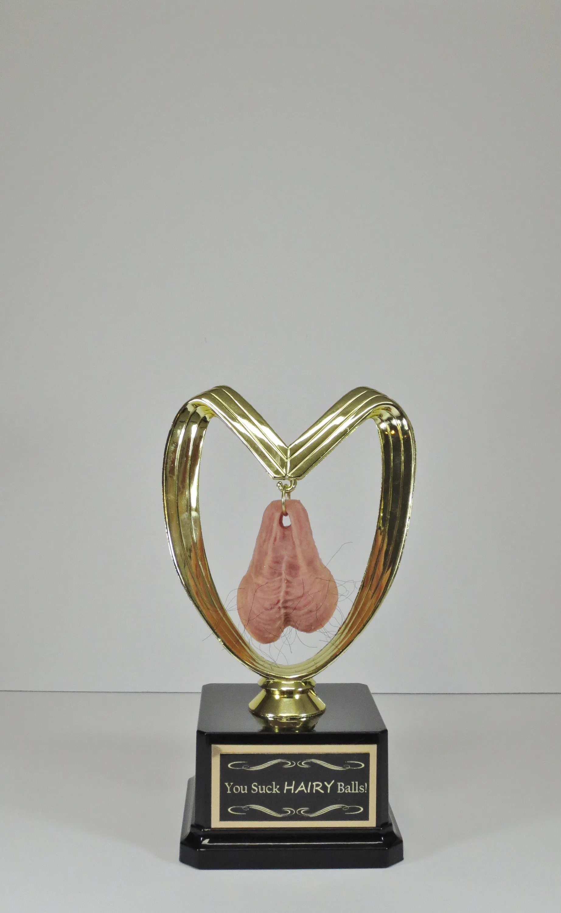 Basketball Trophy Fantasy Basketball Madness Trophy Loser You Suck HAIRY Balls Last Place FBL Funny Trophy Adult Humor Gag Gift Testicle