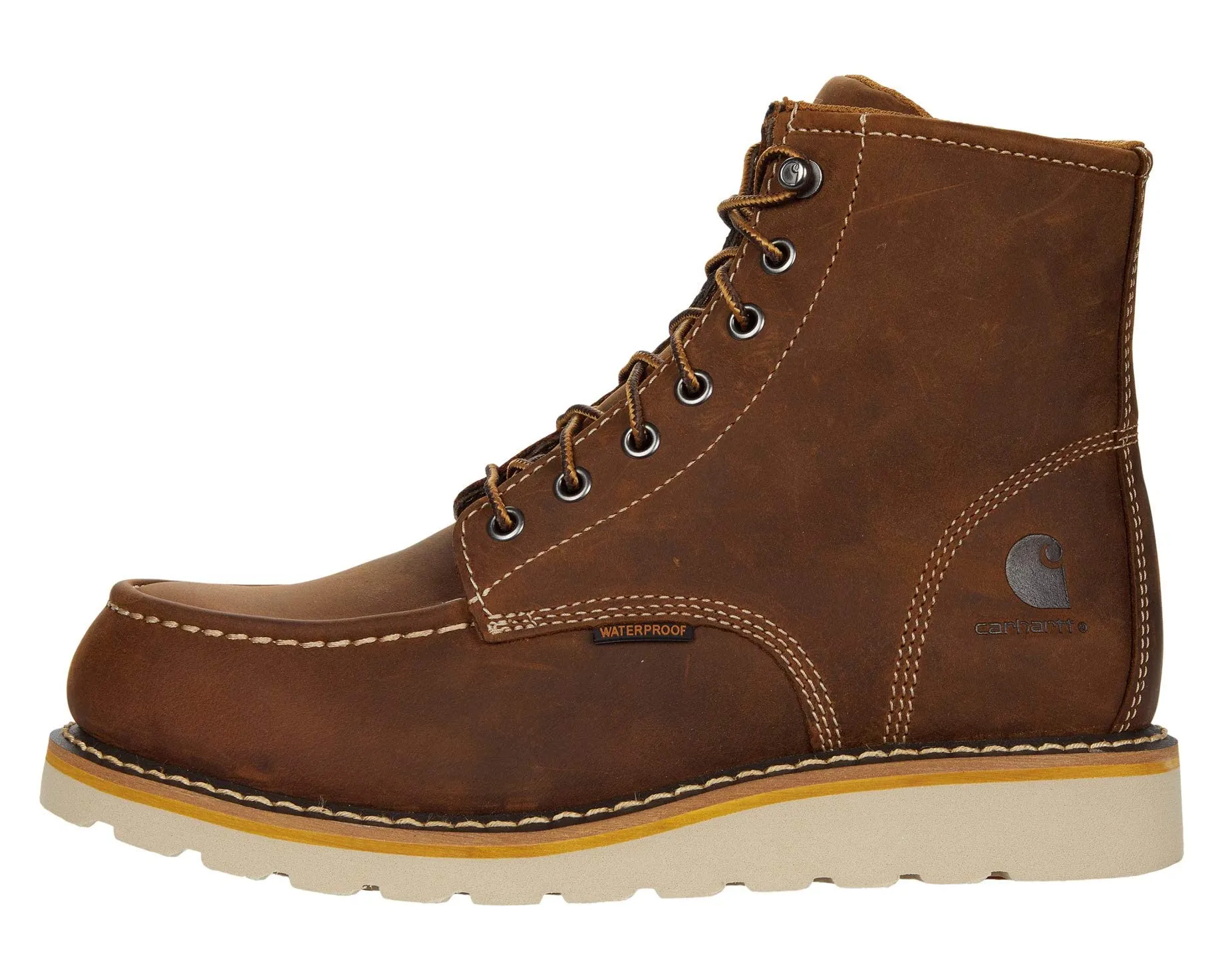 Boots Wedge 6" Waterproof Steel Toe Carhartt, brown