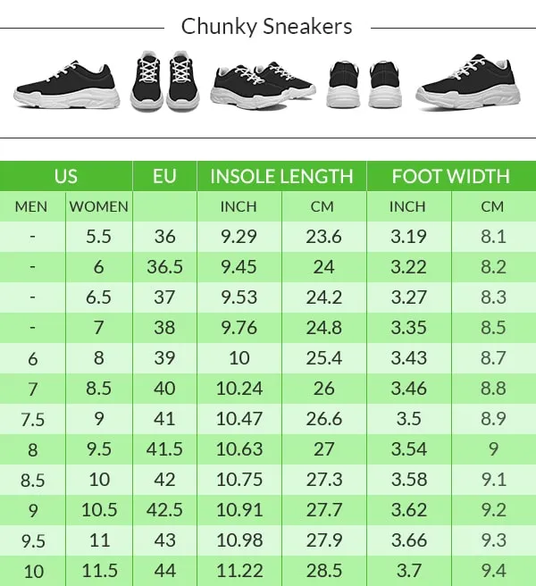 Camera Diagram Chunky Sneakers