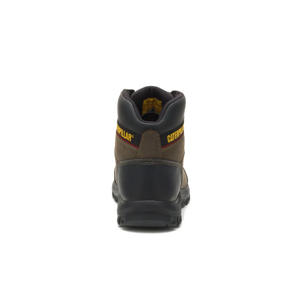 Caterpillar OUTLINE ASTM F2413-18 EH SR P90802 Dark Gull Grey Steel Toe Leather Work Boot