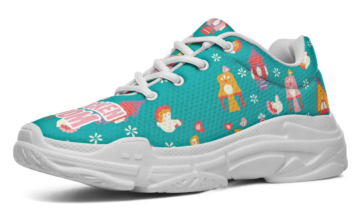 Chicken Mom Chunky Sneakers