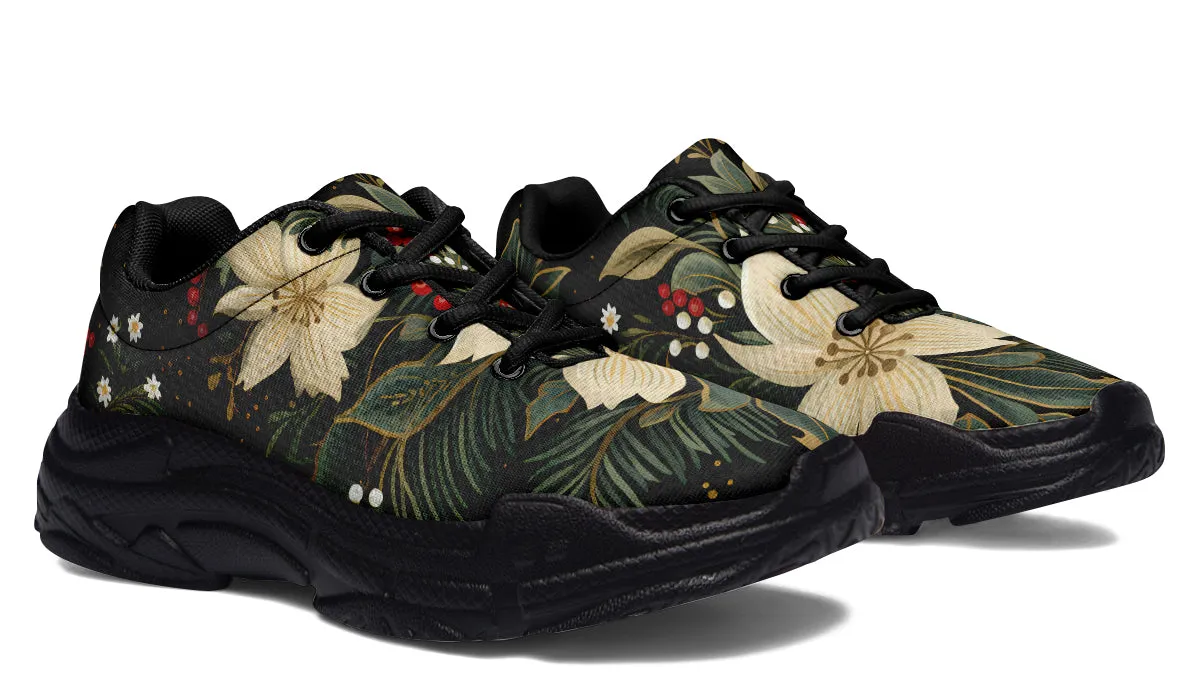 Christmas Flora Chunky Sneakers