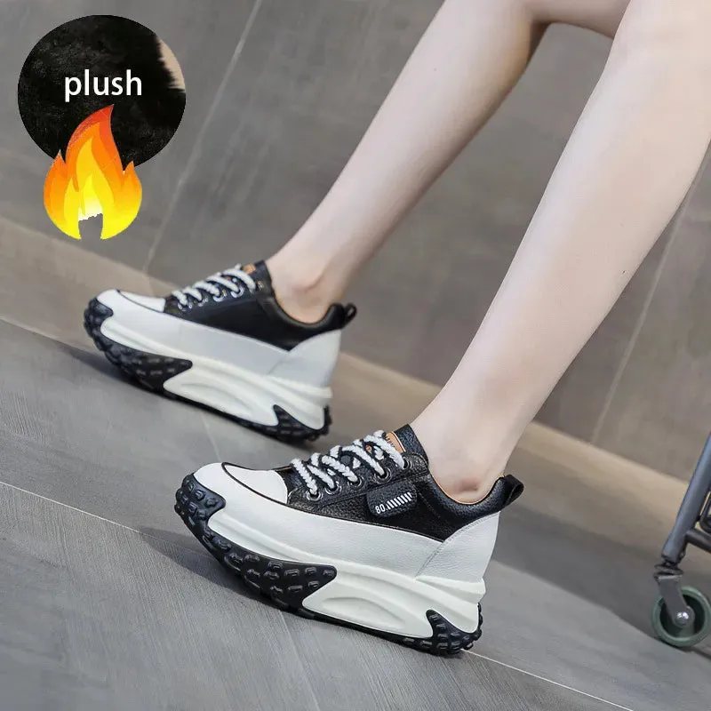 Chunky Wedge Sneakers
