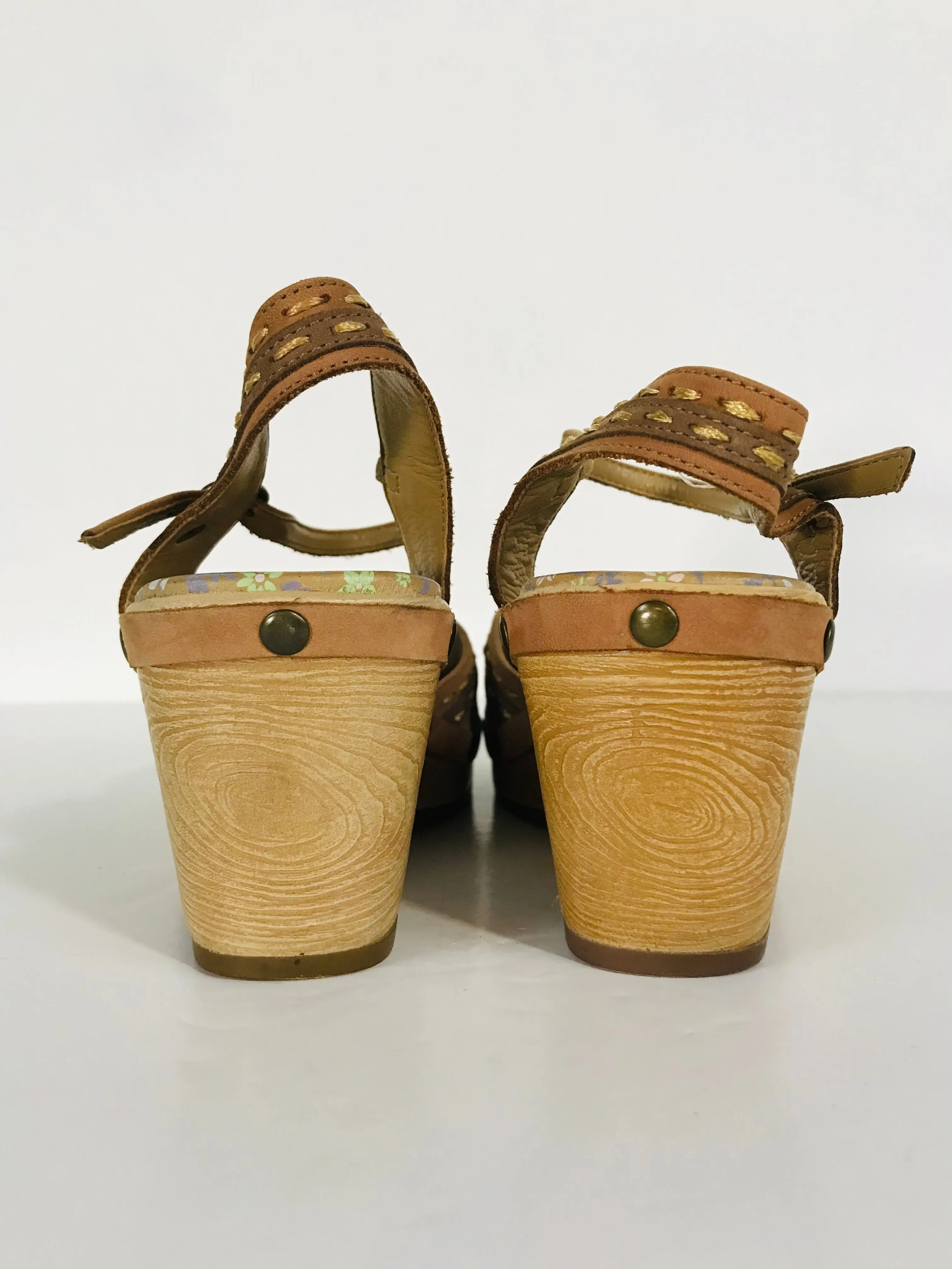 Clarks Women's Boho Wedge Heels | 5.5 | Brown
