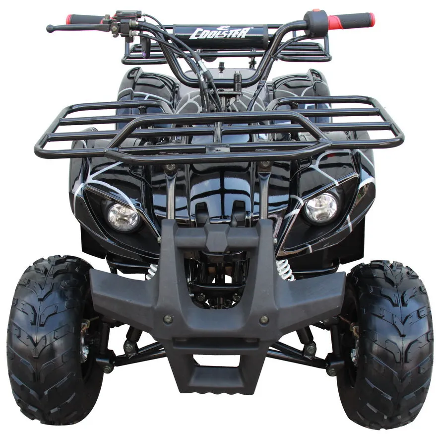 Coolster 3125R Mid-Size Deluxe Utility Youth Quad - 120cc, Automatic with Reverse, Electric Start, Ages 12 and Up