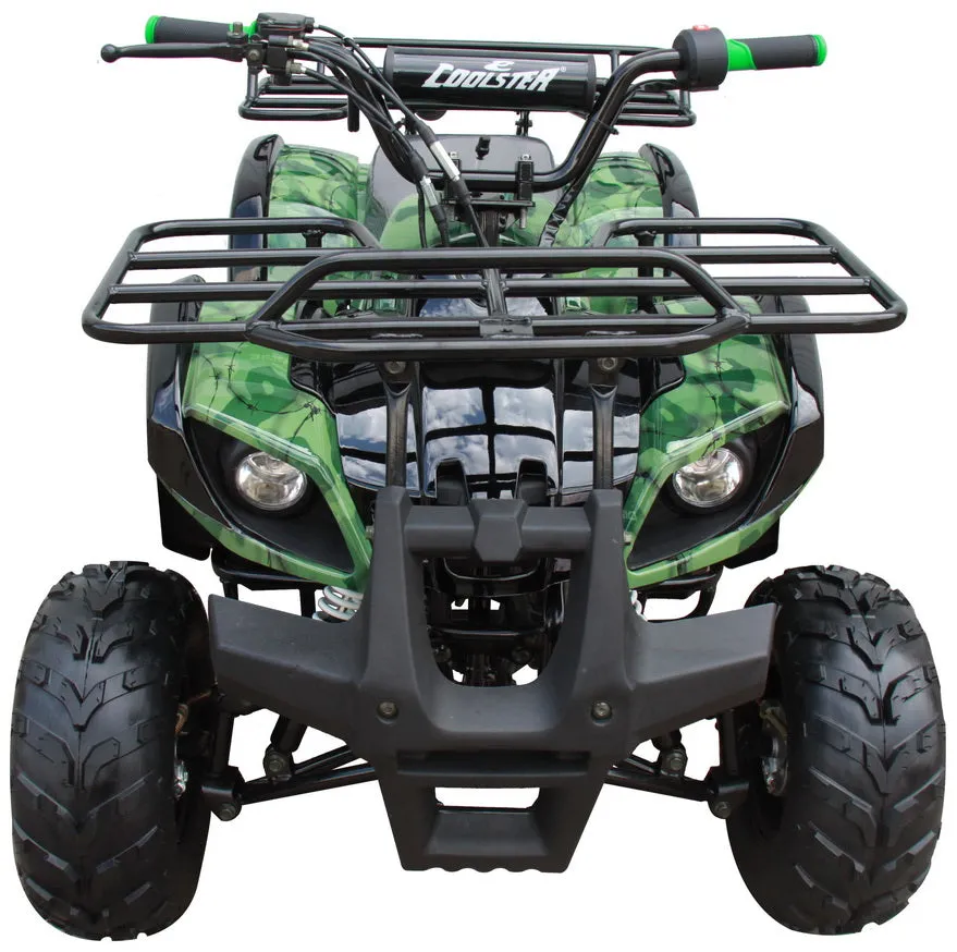 Coolster 3125R Mid-Size Deluxe Utility Youth Quad - 120cc, Automatic with Reverse, Electric Start, Ages 12 and Up