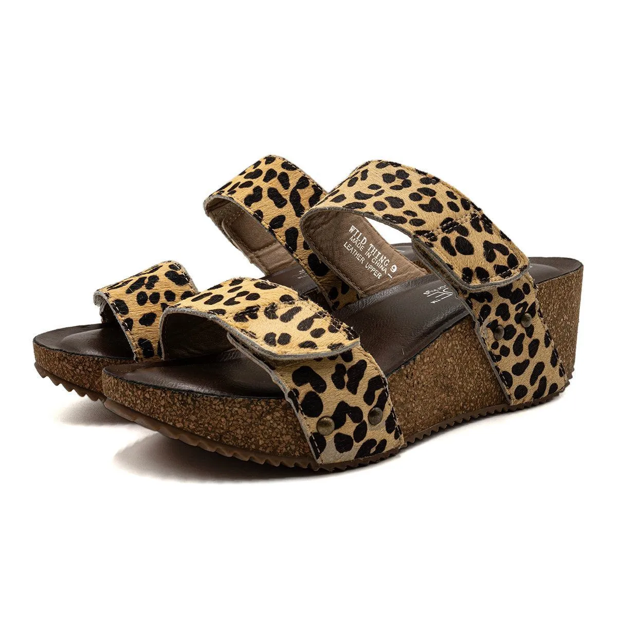 Corkys Boutique By Wild Thing Wedge Shoes Pony Hair Brown Colour For Women