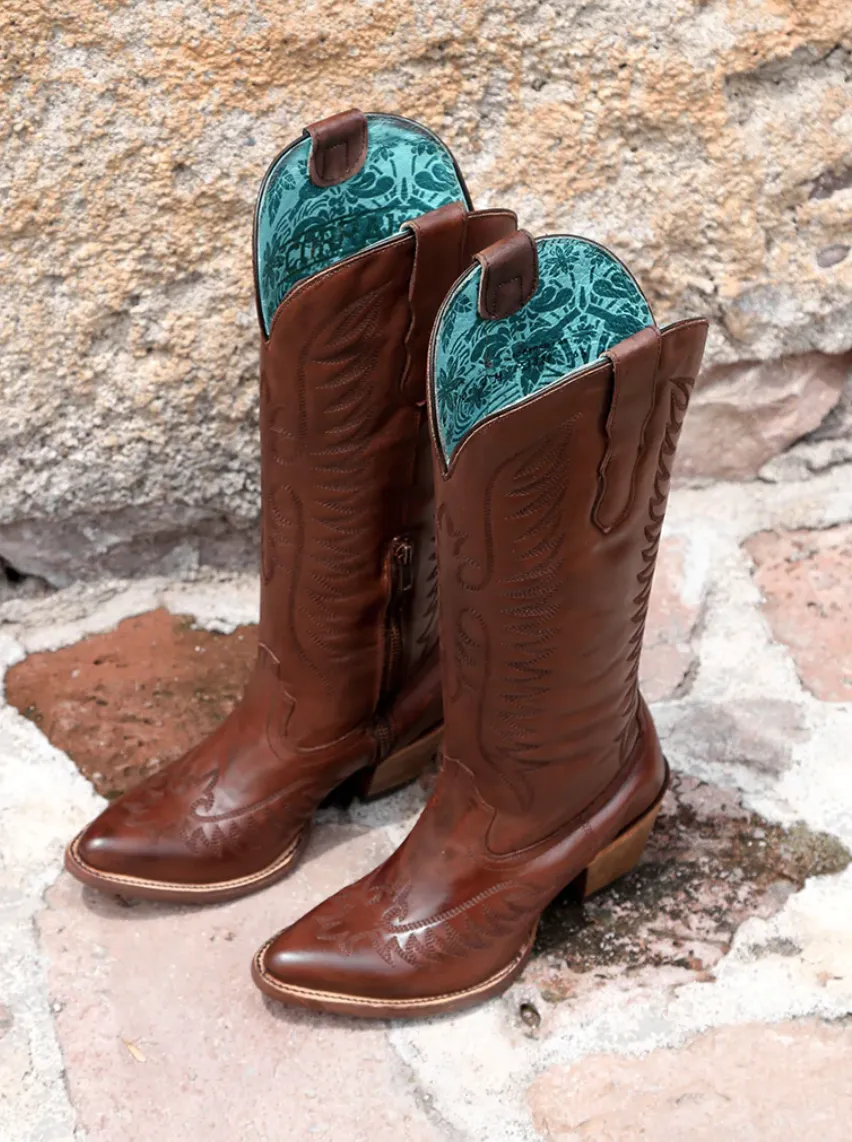 CORRAL LADIES COGNAC TOE BOOTS STYLE E1570
