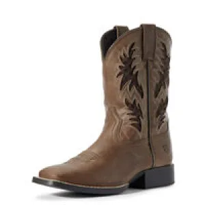 COWBOY VENTTEK WESTERN BOOT HOMESTEAD BROWN