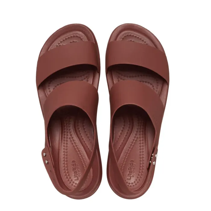 Crocs Sandal Wedge Dark Clay Red Brooklyn  Low