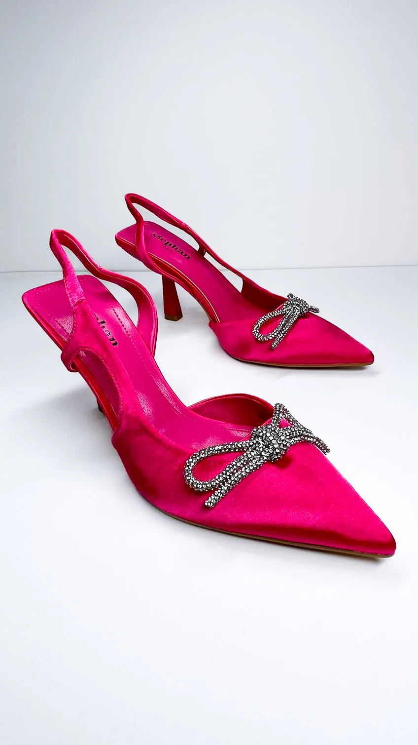Demi Heel- Fuchsia