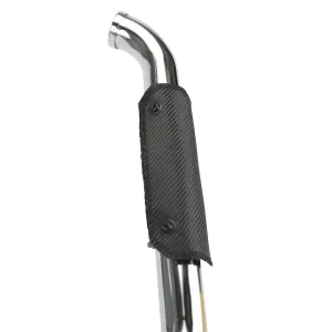Design Engineering 010496 Pipe Shield; 4 in. x 8 in.; Onyx;