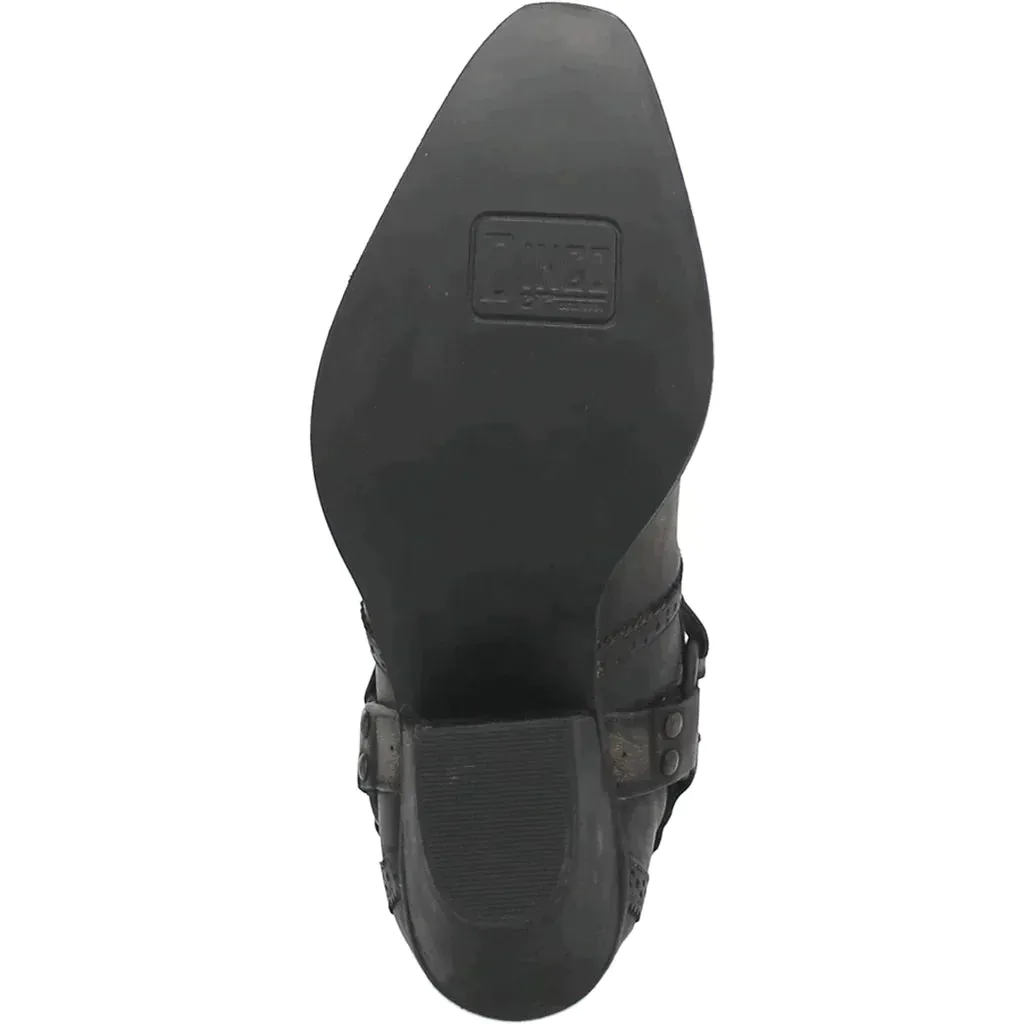 DINGO GUMMY BEAR LEATHER BLACK BOOTIE STYLE DI747BK