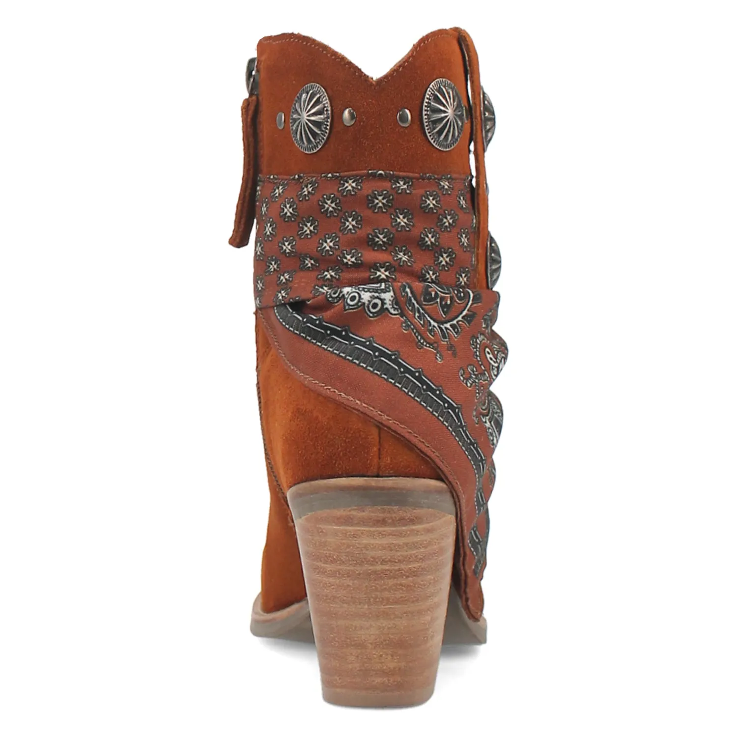 Dingo Womens Bandida Brown Suede Fashion Boots