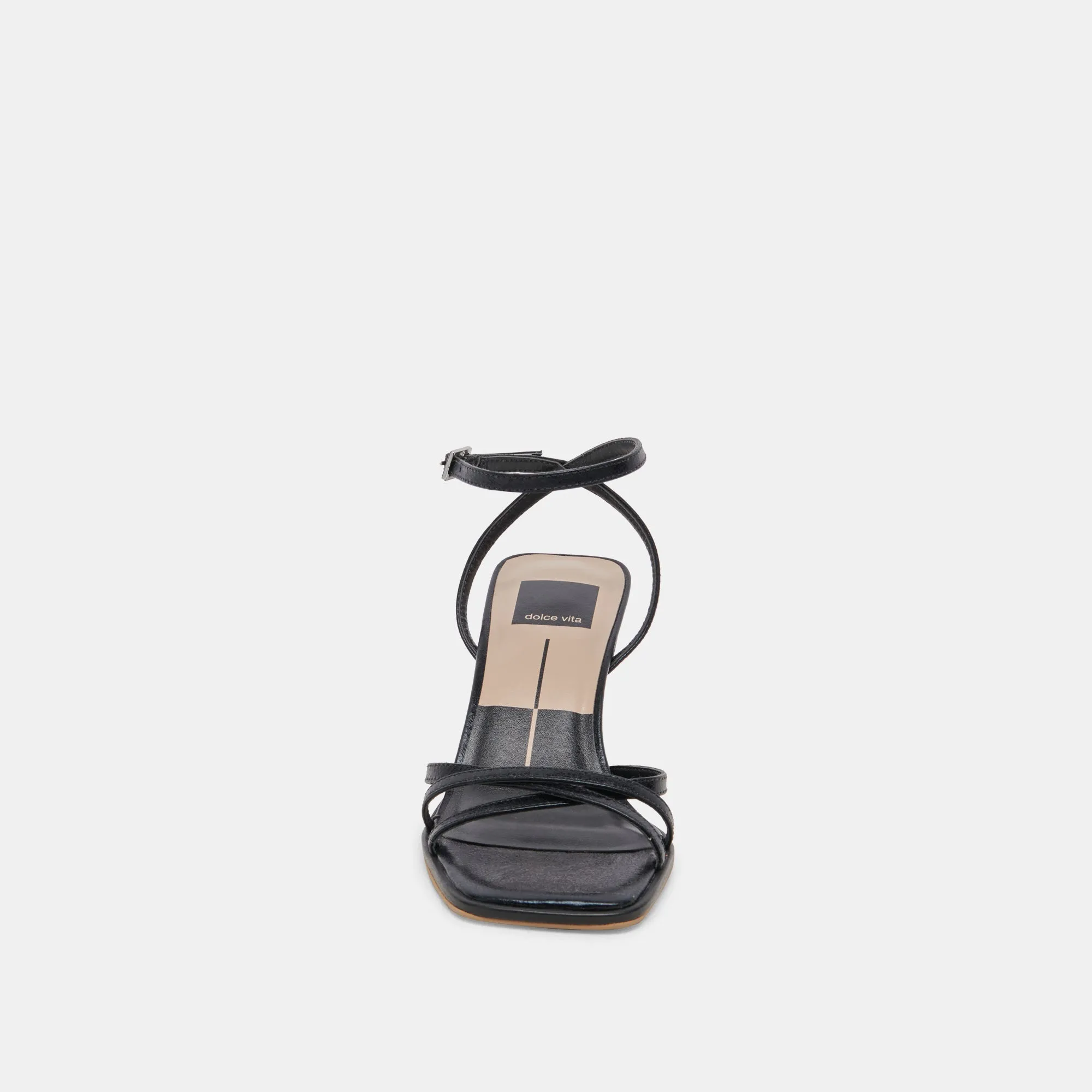 Dolce Vita Manji Heels in Midnight Patent Leather