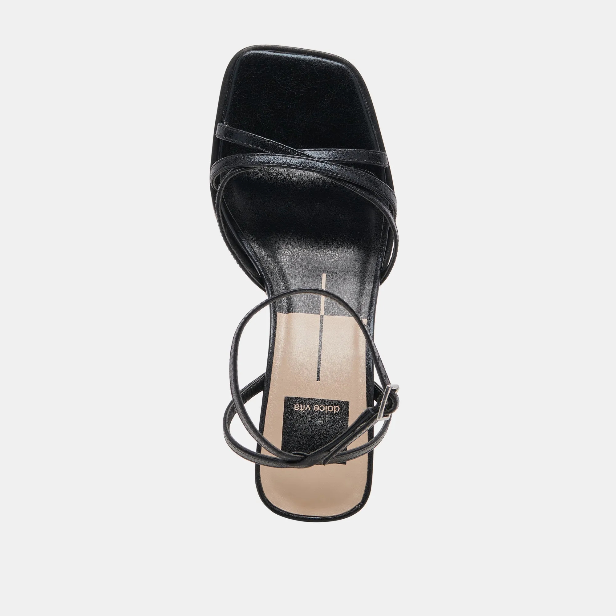 Dolce Vita Manji Heels in Midnight Patent Leather