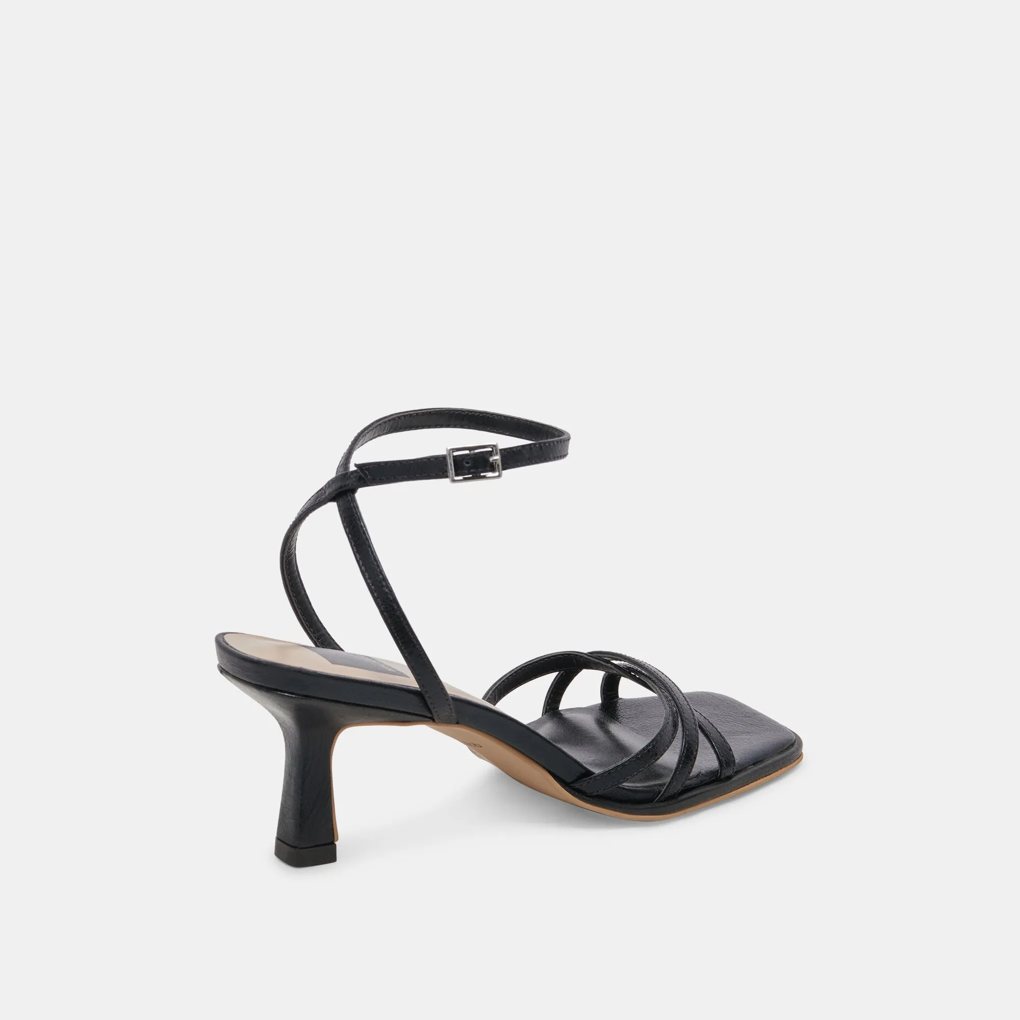 Dolce Vita Manji Heels in Midnight Patent Leather