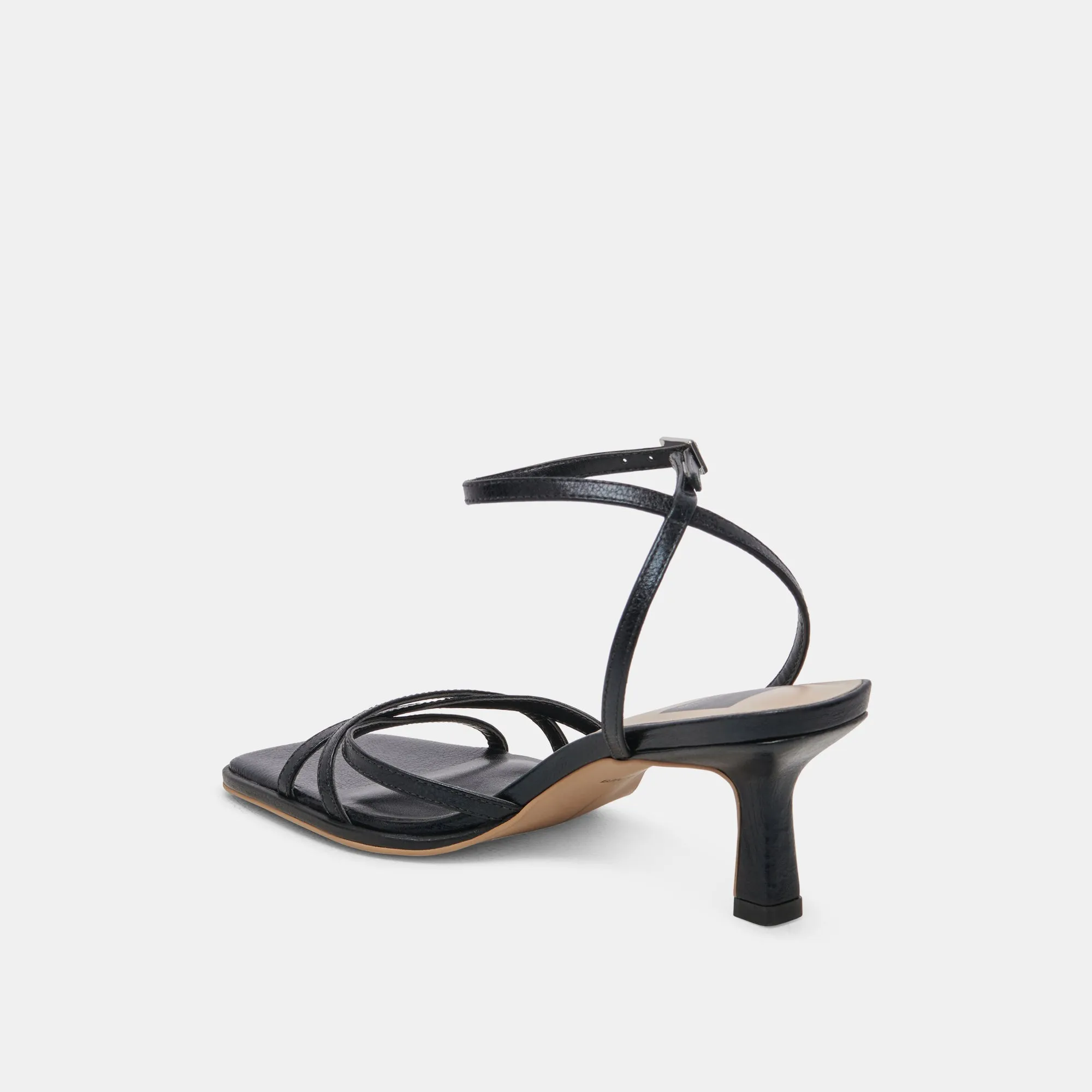 Dolce Vita Manji Heels in Midnight Patent Leather